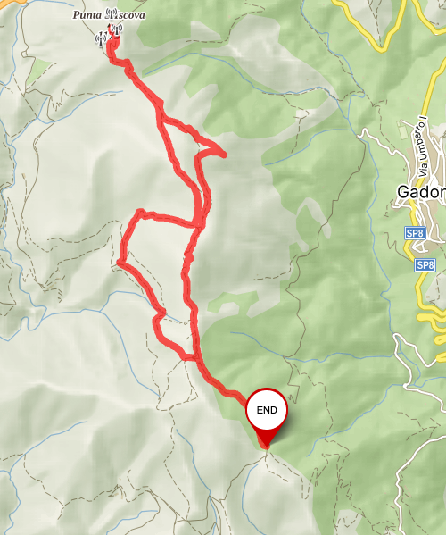 Mappa Tudusia, Monte Sa Scova e miniera di ferro